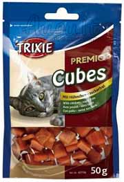 Trixie Premio Chicken Cubes skanėstai su vištiena katėms 50 g